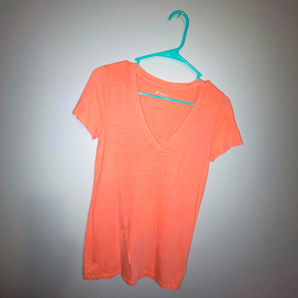 Xs bright pink orange tee shirt